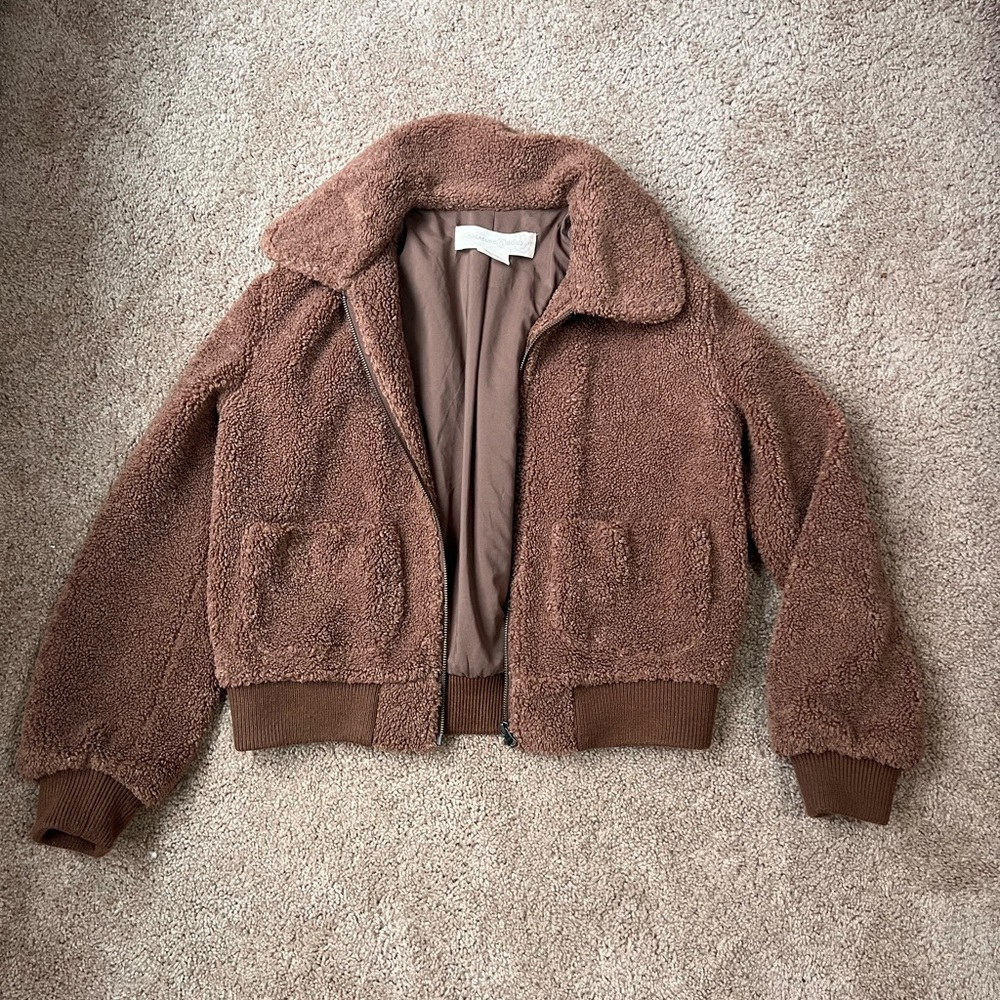 Treasure & Bond Teddy bear Jacket